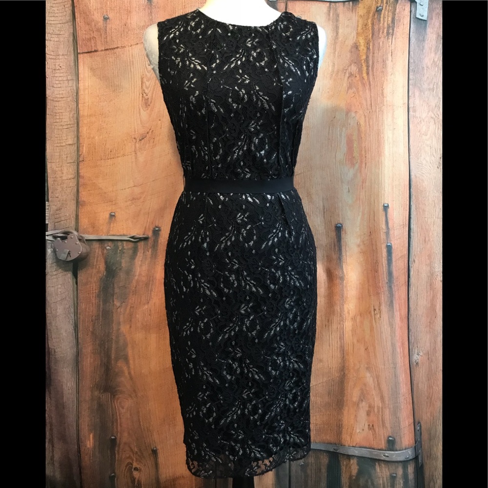 TAHARI Lace Dress